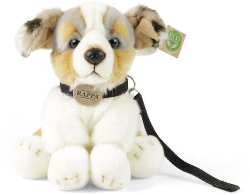 Rappa ECO Kuscheltier Hund Australian Shepherd 28 cm - Realistisches Kuscheltier aus recycelten PET-Flaschen
