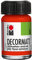 Marabu 14010039030 - Decormatt Acryl Zinnoberrot hell 030, 15 ml, samtmatte Acrylfarbe auf Wasserbasis, cremig und farbintensiv, speichelfest, wetterfest, zum freien Malen und Schablonieren