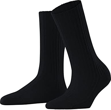 FALKE Women's Cosy Wool W SO Viscose Cashmere Plain 1 Pair Socks, Blue (Dark Navy 6379), 5.5-8