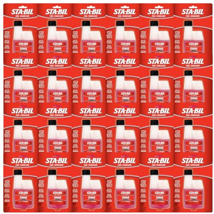 STA-BIL Storage Fuel Stabilizer | Keeps Fuel Fresh for 24 Months, Prevents Corrosion, Gasoline Treatment Additive that Protects System, Gas Stabilizer for Storage, 4 oz (24 Pack)