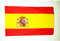 AZ FLAG - Bandera España - 90x60 cm - Bandera Española 100% Poliéster Con Ojales de Metal integrados - 50g - Colores Vivos Y Resistente A La Decoloración