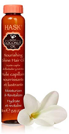 HASK Haaröl-Ampullen Monoi Coconut, Für alle Haartypen, 18 ml