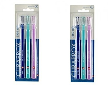 Curaprox CS 1560 Soft Toothbrush - PACK OF 6 (2 x 3) by Curaden Swiss