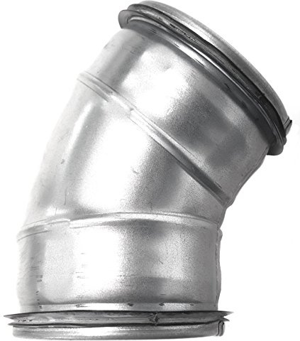 Intelmann Wickelfalzrohr Bogen Ø 150 mm 45° (80 100 125 150 160 180 200)