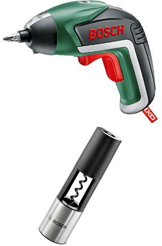 Bosch IXO Cordless Lithium-Ion Screwdriver with Vino Adapter (Corkscrew) accessory