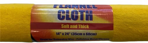 12 Pcs 100% Cotton Large Yellow Duster Size : 24 x 14