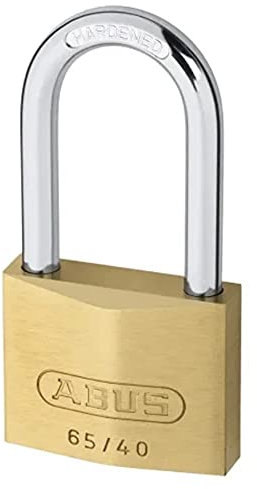 ABUS Cadenas en laiton 6540LS40C 65/40HB40 40 mm anse longue 40 mm