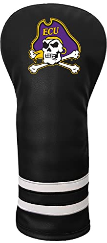 Team Golf NCAA East Carolina Vintage Fairway Headcover (Color) - Printed Team Golf NCAA Vintage Fairway Headcover (Printed), Fits All Fairway, Hybrid and Utility Clubs