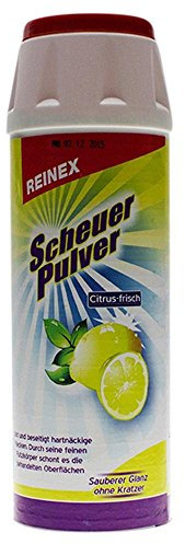 REINEX 1000 g 1kg Scheuerpulver Streudose Kücheneiniger Fleckentferner citrus