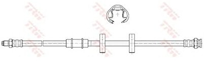 TRW Automotive AfterMarket PHB327 Bremsschlauch | Kompatibel mit: SEAT IBIZA I, MALAGA, RONDA