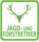 1A Style Sticker Jagd und Forstbetrieb Aufkleber für alle glatten Oberlächen