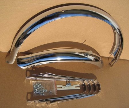 Classic Cycle Schutzbleche mit Bandstreben 20 Zoll 65 mm breit