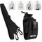 Universal Walkie Talkie Nylon Belt Case Bag with Adjustable Shoulder Strap, Two Way Radio Holder Holster Case MSC-20A for Kenwood/Motorola/HYT Two-Way Radio