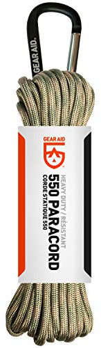 GearAid Paracord 550 Seile Grün 9 m