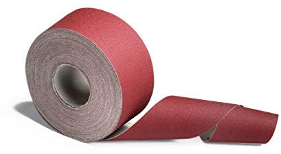 VSM KK114F Schleifrolle/Sparrolle in Box verpackt | 25 x 50000 mm | 1 Stück | Körnung: 80