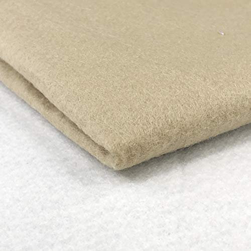 Beige Handwerk Filzstoff Premium Material für Kunst Nähen Festliche Dekorationen DIY Kunst Dekor Tischkleidung | 60 Zoll - 150 cm breit | Meterware