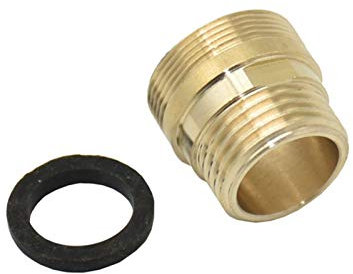 Luiho-Brass 1pcs Robinet en Laiton Filetage cuivre Raccords, mâle 1/2 à Femelle M22 M24 mâle Robinet connecteur, Solide et Robuste (Color : Yellow)