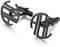 PROSTEEL Herren Buchstaben Manschettenknöpfe schwarz Edelstahl personalisiert Initiale Namen Manschettenknopf Hochzeit Verlobung Modeschmuck Accessoire