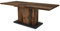 byLIVING Esszimmertisch Athen/in Old-Wood braun/großer Auszugstisch 160 cm bis 200 cm/Säulentisch mit Ausziehfunktion/Tisch mit Synchronauszug und Einlegeplatte / 160-200 x 90, H 75 cm