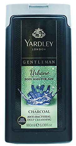 Yardley London Gentleman Urbane Charcoal Anti-Bacterial Body Wash 180ml clear