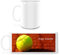 Manutextur Tasse mit Namen - personalisiert - Motiv Tennis 01 - viele Farben & Motive - weiß - persönliches Geschenk mit Wunsch-Motiv und Wunsch-Name