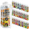 C.P. Sports sirop pour boissons FROMAGE GLACE 2 litres + 2 distributeurs à pompe