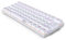 Zienstar 60% Tastiera Meccanica Gaming,Layout Italiano,USB C Cablata 62 Tasti Outmu Blue Switch (Bianco)