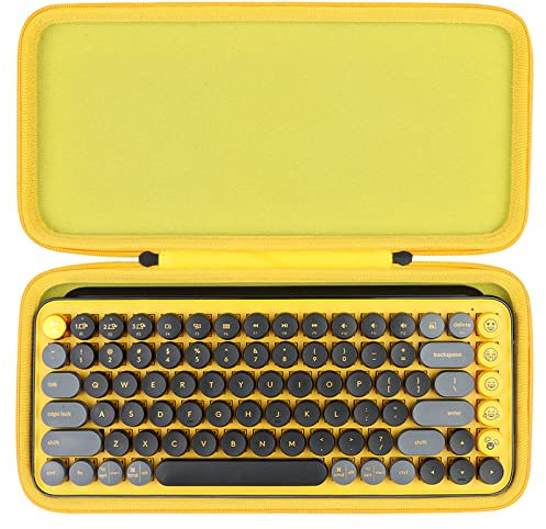 co2CREA case Harte reiseschutzhülle Etui Tasche für Logitech POP Keys/POP ICON Keys Mechanische kabellose Tastatur, Nur Tasche