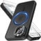 Mootobo for iPhone 15 Case 4 in 1 Strong Magnetic with 2 Screen Protector and Lens Protector Compatible with MagSafe Accessories, Anti-Scratch Matte Back Slim Shockproof Phone Case 6.1 Inch, Black