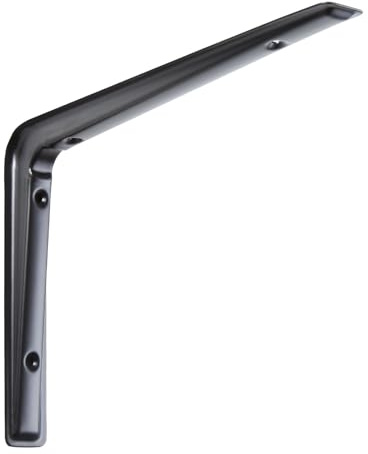 SOTECH Regalkonsole RK15 schwarz 221 x 157 mm | Regalwinkel Regalträger Wandkonsole Regalhalter Konsole Winkel Regalhalterung