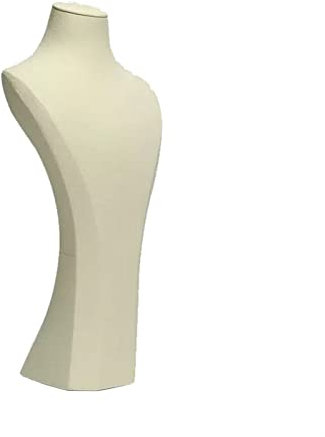 Organizador de joyas Soporte de exhibición de busto de joyería de cadena de collar de exhibición de joyería cubierta de terciopelo, maniquí de collar de exhibición de collares, soporte de busto de joy