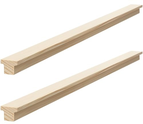 Yousoontic 2 Pack Hardwood Center Mount Drawer Slides Wood Drawer Slides Wooden Drawer Track Drawer Classic T Shaped Design Center Track Fits The Slide Guides