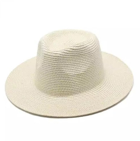 MXMZSRTH Chapeau De Soleil en Paille pour Hommes Chapeau Melon en Paille Unisexe for Hommes et Femmes, Chapeau Melon décontracté en Paille(Color 6)
