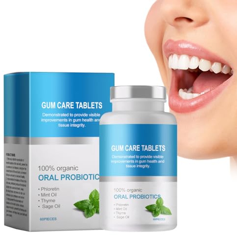 1 Flasche Zahnputztabletten Zahnpasta Tabletten Toothpaste Tablets Zahntabletten Feste Zahnpasta Natürlich Schäumend Frischer Atem Reisefreundlich Zitronen-Minz-Geschmack Etwa 60 Tabletten