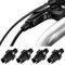 4 Pcs M7 Bremshebel-Regler-Schrauben für Mountainbike, 7 mm Bremshebel Einstellschraube, Aluminiumlegierung Bike Fahrrad Stellschraube M7, für Mountainbike, Rennrad, MTB, Fahrrad, 26,6 x 14,6 mm