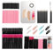 Accesorios de Maquillaje Desechables Pinceles de Labios Máscara Aplicador Conjunto Bandeja de Mezcla Espátula Cepillos Delineadores de Ojos para Belleza Cosmético 230 Piezas