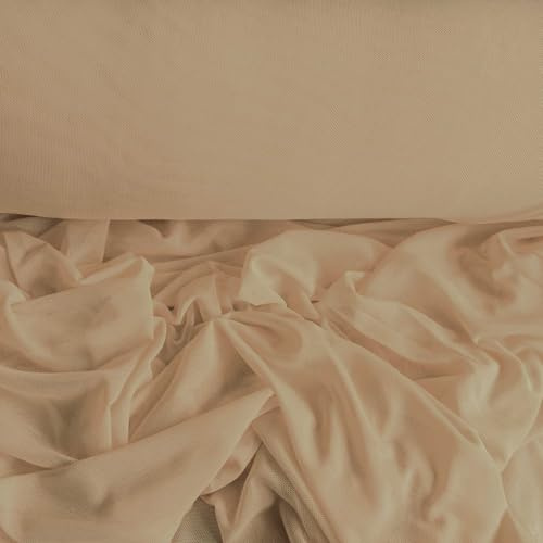 Soft-Tüll elastischer Feintüll Meterware Dessoustüll Kleidertüll Kostümstoff Fasching 17 Farben