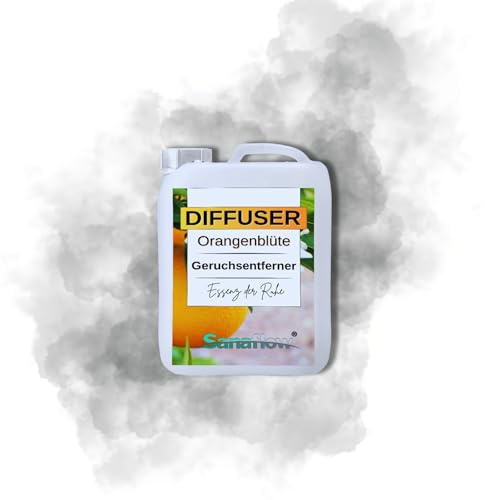 Raumduft Duftwasser Orangenblüte 5 Liter – Großpackung für Elektrische Diffuser – Gewerbe Hotel Büro Praxis – Vorteilspack – Made in Germany