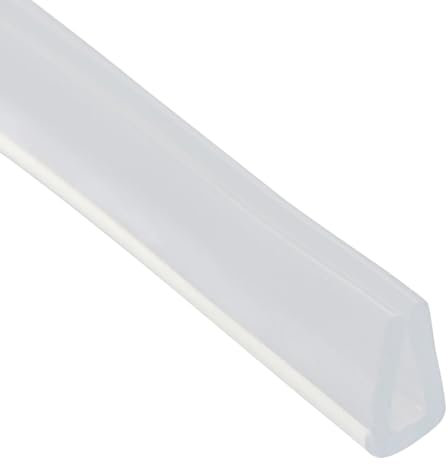 Joint d'étanchéité en caoutchouc, profilé en U 15 x 10 mm pour porte de douche en verre, transparent