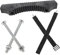 DIYEAH 1Set Ladder Stabilizer Pad for Home Use Non Slip Ladder Pole Cover Attachment Easy Install for Safety and Stability for Electricians and Renovation Workers