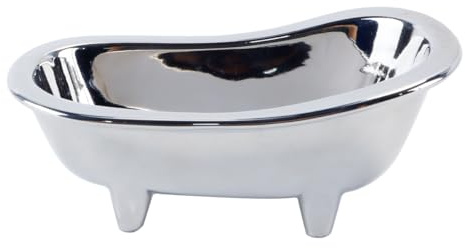 Hoite 5.6 Ceramic Mini Bathtub Soap Dish Decortative Bathroom Soap Dish
