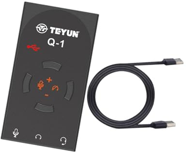 kesurpae Vielseitige Externe USB Soundkarte mit Plug and Play Funktion und 1 Surround Sound für EIN immersives Klangerlebnis am PC. Tragbare Externe Karte, treiberlos.