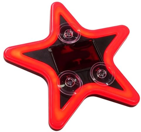 Ambient Lights for Car,Star Shape Solar Powered Neon Interior Lamp,Ambient Lighting Car Interior with Suction Cup for Parking, Driveway, Road Trip, Taxi, Bus, Van, Truck, Auto