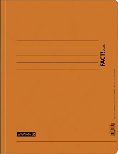 Brunnen 102010540 Spiralhefter FACT!plus (A4, aus Karton) orange