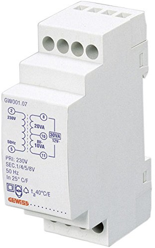 gewiss-gw96426 Spannungswandler weiß