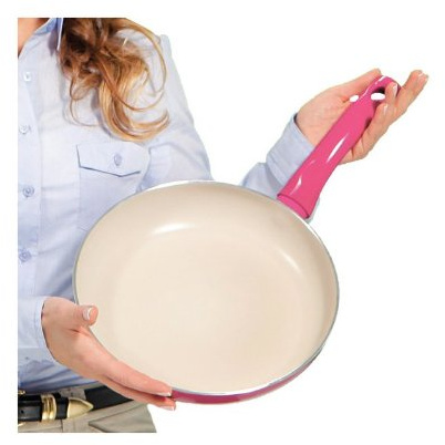Pfanne Alu innen Keramik Beschichtung Antihaft Fleischpfanne Bratenpfanne 24 cm Tava