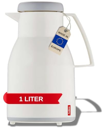 Helios Wash Kunststoff-Isolierkanne, weiß, 1 Liter
