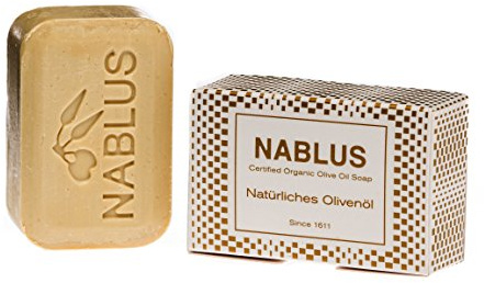 Nablus Soap natürliche Olivenölseife, natürliches Olivenöl, handgemacht und palmölfrei