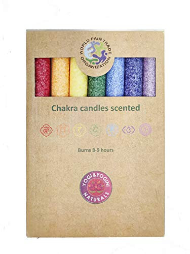 7 Chakra Taper Duftkerzen Set