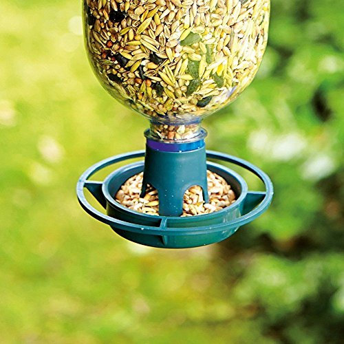NEW 4 x BOTTLE TOP WILD BIRD FEEDER KIT PLASTIC BOTTLE INTO BIRD FEEDERS EASY